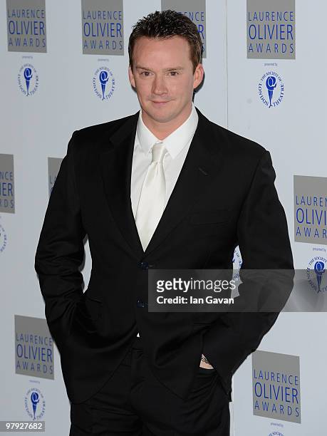 Russell Watson attends the Laurence Olivier Awards at The Grosvenor House Hotel, on March 21, 2010 in London, England.