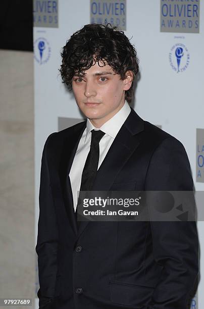 Aneurin Barnard attends the Laurence Olivier Awards at The Grosvenor House Hotel, on March 21, 2010 in London, England.