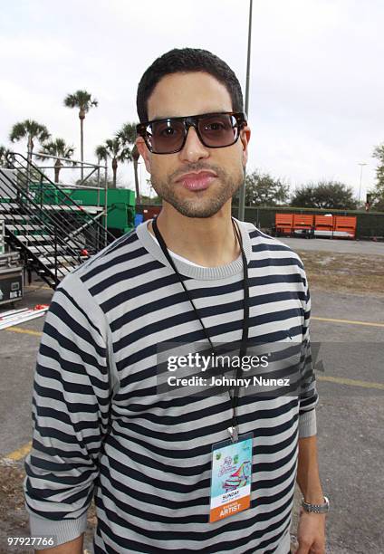 Actor Adam Rodriguez attends Jazz In The Gardens 2010 on March 21, 2010 in Miami Gardens, Florida.