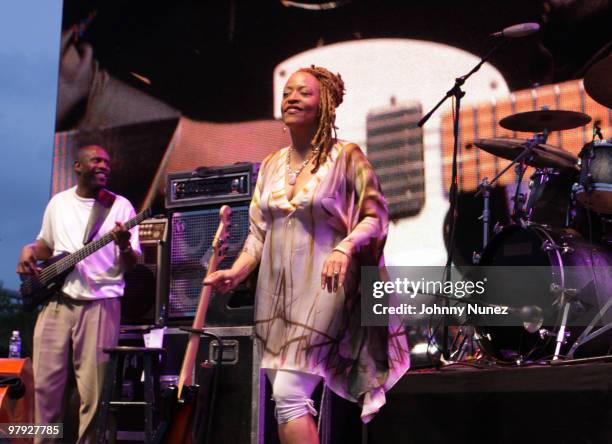 Cassandra Wilson performs at Jazz In The Gardens 2010 on March 21, 2010 in Miami Gardens, Florida.