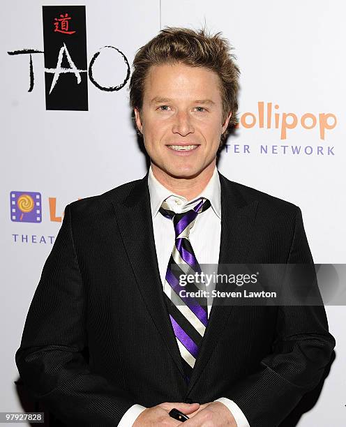 Television host/actor Billy Bush arrives for a benefit dinner for the Lollipop Theater Guild at Tao Nightclub at the Venetian Resort Hotel Casino on...