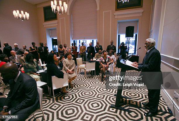Raymond A. Joseph attends To Haiti With Love at the W Hotel Washington on March 21, 2010 in Washington, DC.