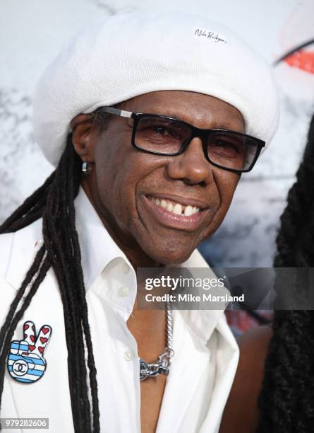 Nile Rodgers attends The Serpentine Summer Party at The Serpentine Gallery on June 19, 2018 in London, England.