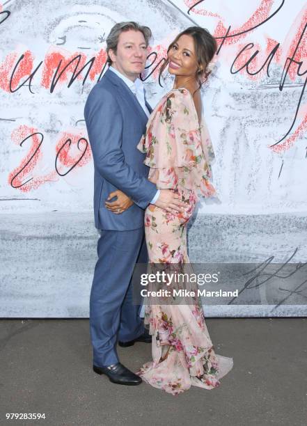 Ceawlin Thynn, Viscount Weymouth and Emma Weymouth attend The Serpentine Summer Party at The Serpentine Gallery on June 19, 2018 in London, England.