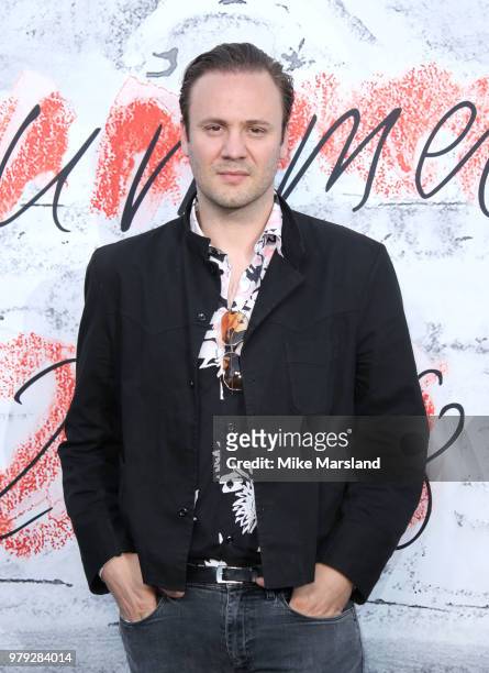 Christopher Kirkwood attends The Serpentine Summer Party at The Serpentine Gallery on June 19, 2018 in London, England.