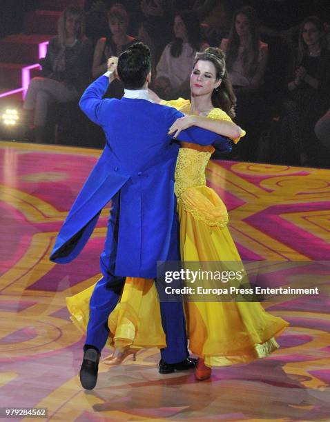 Amelia Bono during 'Bailando con las estrellas' TVE programme on June 19, 2018 in Barcelona, Spain.