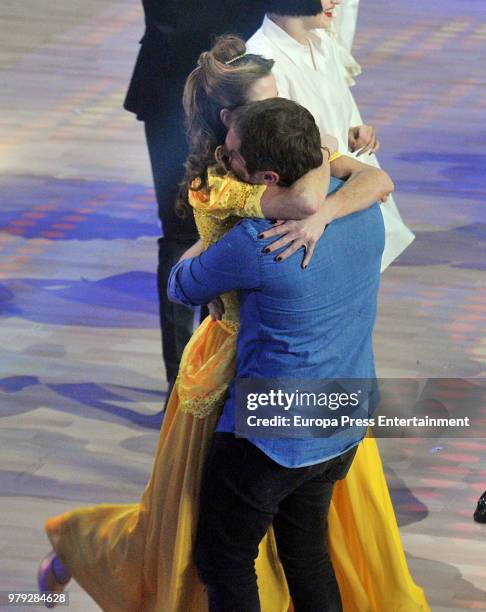 Manuel Martos and Amelia Bono during 'Bailando con las estrellas' TVE programme on June 19, 2018 in Barcelona, Spain.