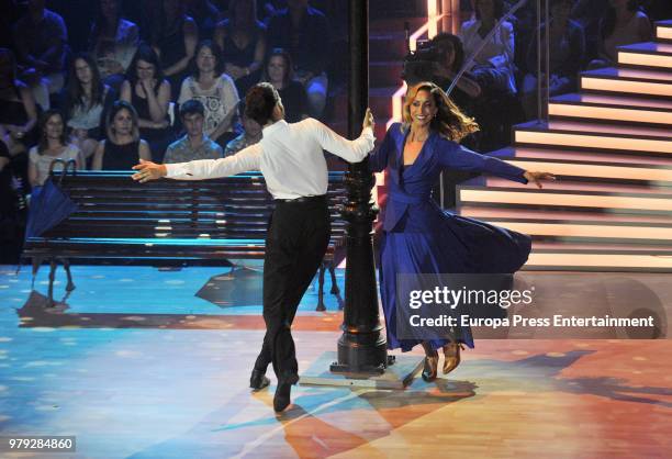 Gemma Mengual during 'Bailando con las estrellas' TVE programme on June 19, 2018 in Barcelona, Spain.