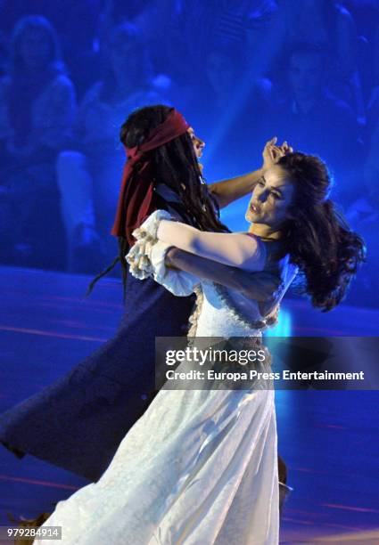 Patry Jordan during 'Bailando con las estrellas' TVE programme on June 19, 2018 in Barcelona, Spain.