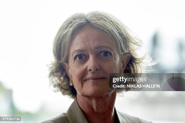 Leader of the Royal Borough of Kensington and Chelsea's council, Elizabeth Campbell, arrives at Portcullis House in central London to give evidence...