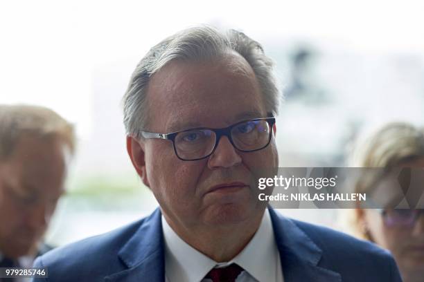 Of the Royal Borough of Kensington and Chelsea's council, Barry Quirk, arrives at Portcullis House in central London to give evidence to Parliament's...