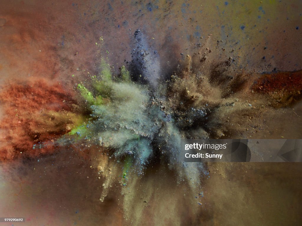 Colorful Powder Explosion High-Res Stock Photo - Getty Images