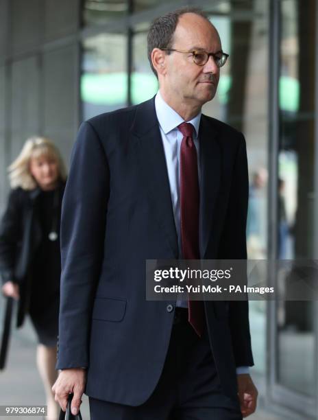 Sainsbury's chief executive Mike Coupe arrives at Portcullis House in Westminster, London, where he is due to give evidence to the Environment, Food...