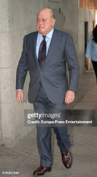 Juan Abello attend the funeral for the duke of Infantado, Inigo de Arteaga at San Francisco de Borja church on June 19, 2018 in Madrid, Spain.