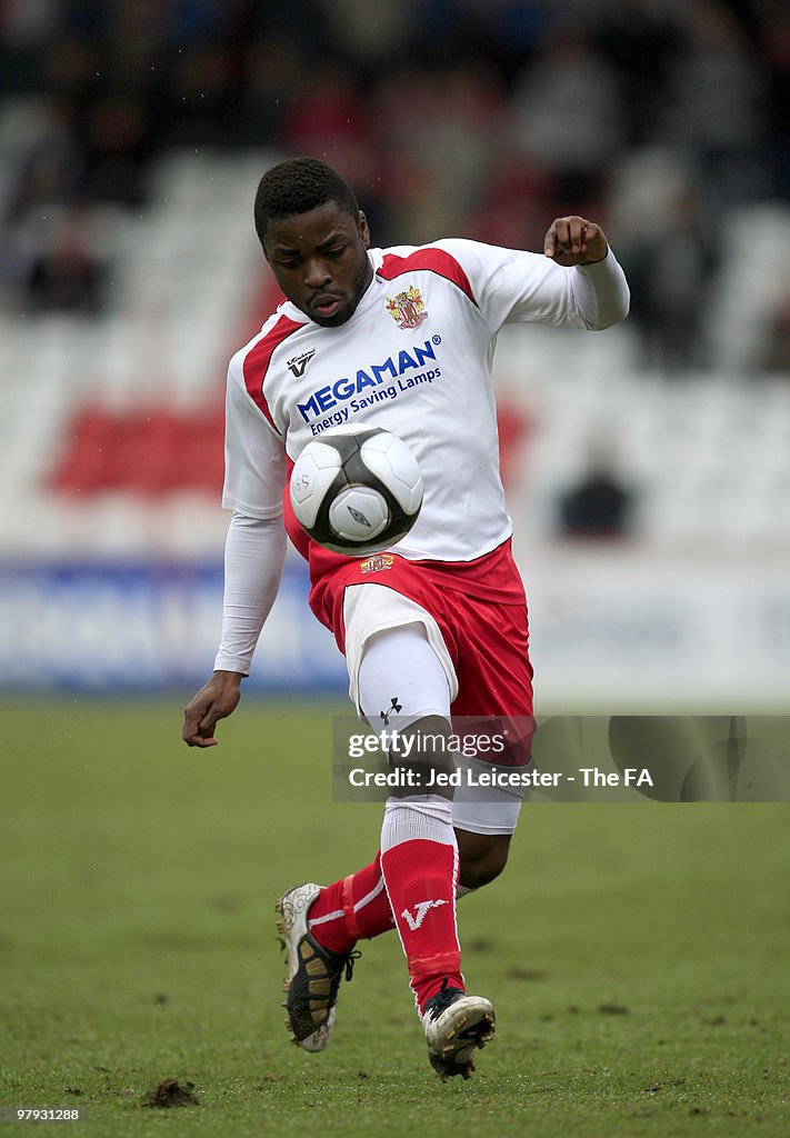 Stevenage Borough v Kidderminster Harriers - The FA Trophy  Semi Final