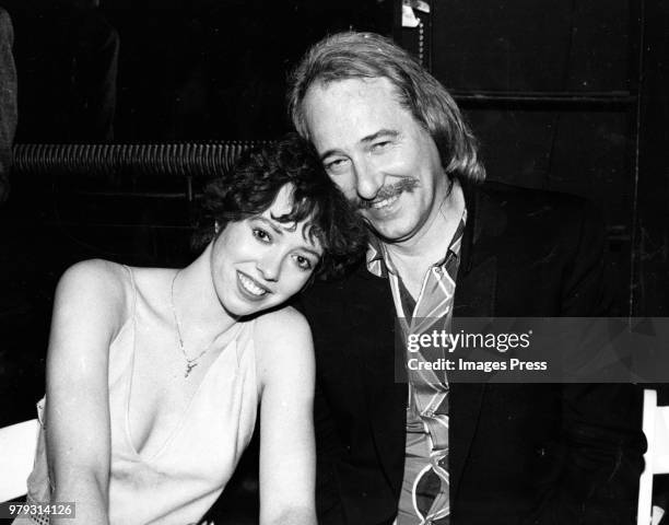 Mackenzie Phillips and father John Phillips circa 1981 in New York.
