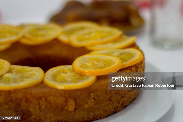 budin de naranja - budin stock pictures, royalty-free photos & images