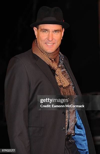 Vinnie Jones enters the Big Brother House for the final Celebrity version of the show at Elstree Studios on January 3, 2010 in Borehamwood, England.
