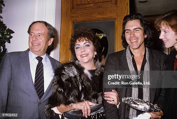 Victor Luna, Elizabeth Taylor, and Michael Wilding