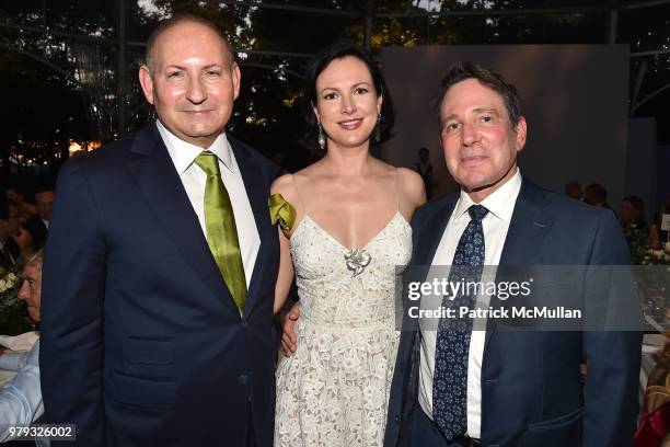 John Demsey, Emilie Sydney-Smith and Stephen Strick attend The Battery Conservancy Presents John Demsey With The Battery Medal For Corporate...