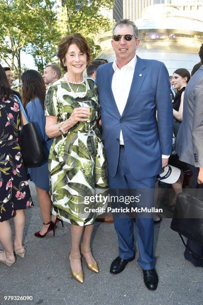 Susan Rudin and Bill Rudin attend The Battery Conservancy Presents John Demsey With The Battery Medal For Corporate Leadership at The Battery on June...