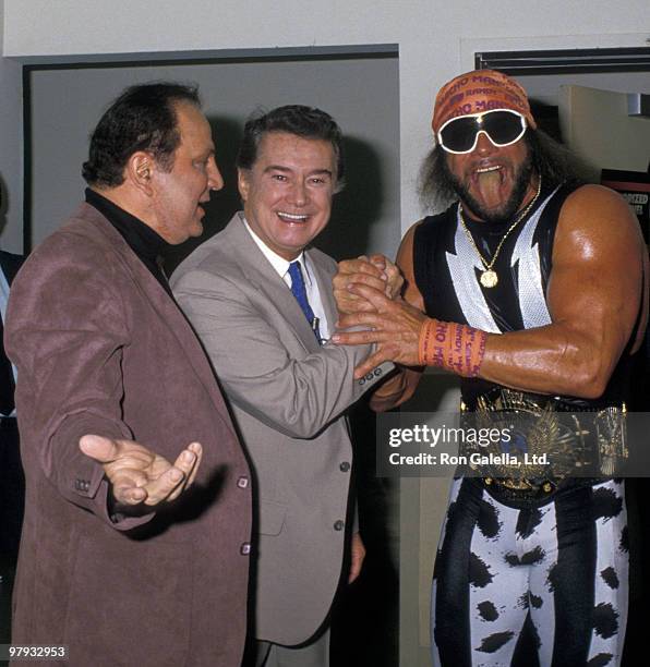 Ron Galella, Regis Philbin and Macho Man Randy Savage