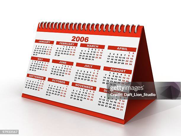 calendar 2006 - 2006 stockfoto's en -beelden