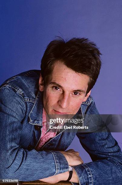 Alex Chilton posed in the photographer's studio in New York City on September 01 1987