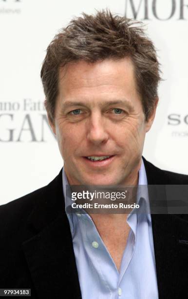 British actor Hugh Grant attends "Did You Hear About the Morgans?" photocall at the Hotel Hassler on January 28, 2010 in Rome, Italy.