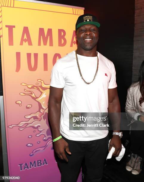 Tamba Hali attends his EP Release Party at Murano on June 19, 2018 in West Hollywood, California.