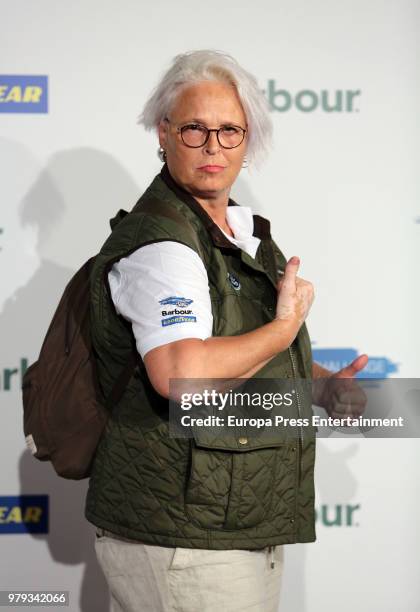 Lucia Dominguin attends Land Rover Discovery Challenge presentation on June 20, 2018 in Madrid, Spain.