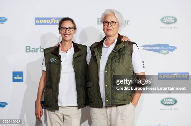 Paola Dominguin and Lucia Dominguin attend Land Rover Discovery Challenge presentation on June 20, 2018 in Madrid, Spain.