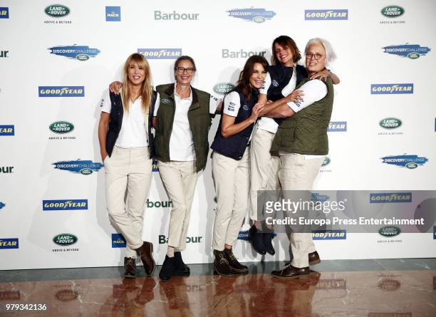 Actress Raquel Merono, Paola Dominguin, model Mar Flores, actress Macarena Gomez and Lucia Dominguin attend Land Rover Discovery Challenge...