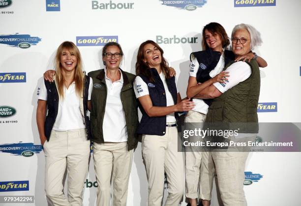 Actress Raquel Merono, Paola Dominguin, model Mar Flores, actress Macarena Gomez and Lucia Dominguin attend Land Rover Discovery Challenge...