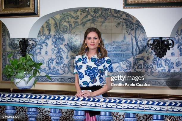 Actress Mar Saura attends the 'El Mundo Es Suyo' photocall at La Giralda Restaurant on June 20, 2018 in Madrid, Spain.