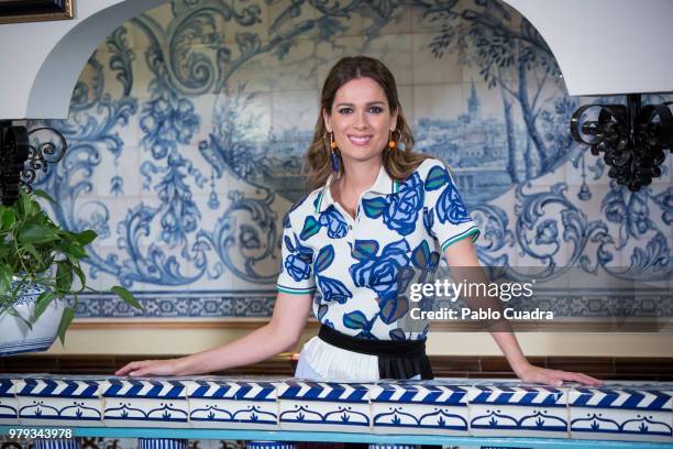 Actress Mar Saura attends the 'El Mundo Es Suyo' photocall at La Giralda Restaurant on June 20, 2018 in Madrid, Spain.