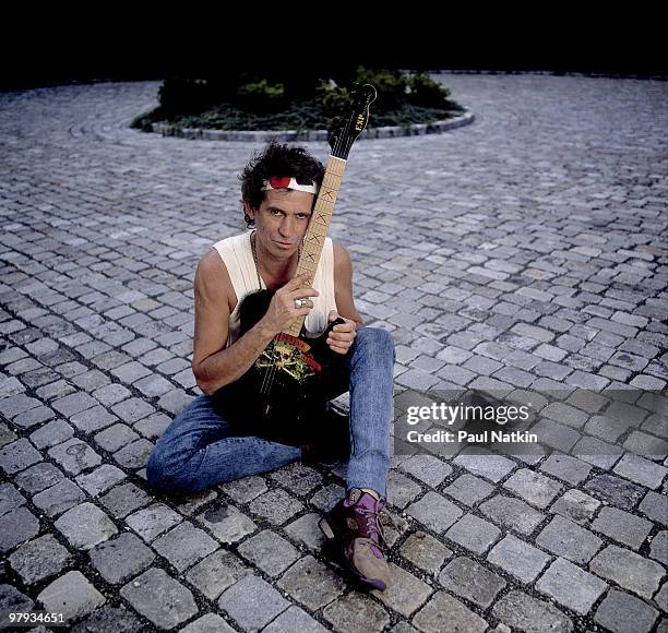 Keith Richards on 7/28/93 in Weston, Ct.