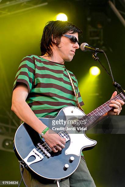 Ken Stringfellow of Big Star performs on stage during Day 3 of Primavera Sound Festival on June 03, 2006 at Parc del Forum in Barcelona, Spain