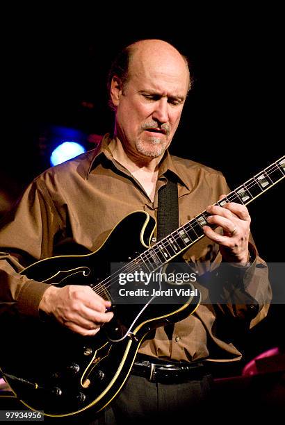 John Scofield performs on stage on March 19, 2006 at Nova Jazz Cava in Terrassa, Spain.