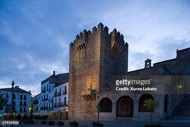 caceres silver route - caceres stock pictures, royalty-free photos & images