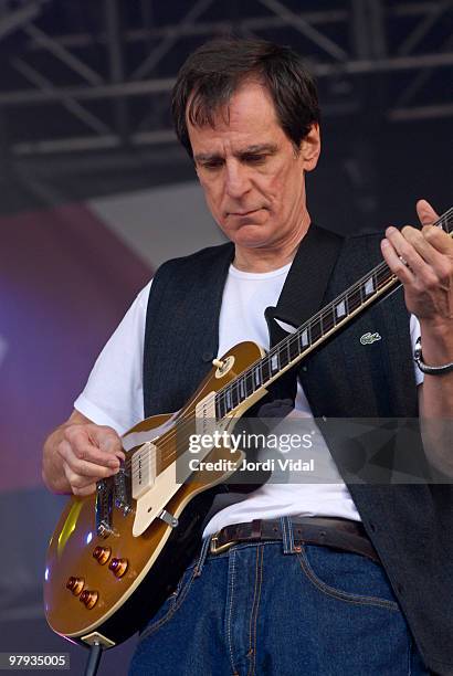 Alex Chilton of Big Star performs on stage during Day 3 of Primavera Sound Festival on June 03, 2006 at Parc del Forum in Barcelona, Spain