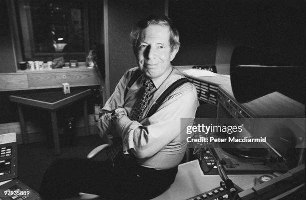British journalist and broadcaster Derek Jameson on BBC Radio 2, 4th March 1994.