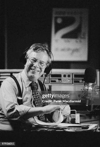 British journalist and broadcaster Derek Jameson on BBC Radio 2, 4th March 1994.