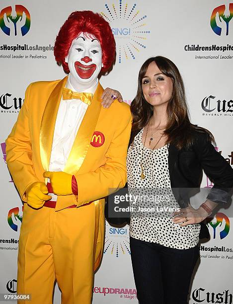 Actress Eliza Dushku attends the "SING!" concert benefitting Camp Ronald McDonald at the Orpheum Theatre on March 20, 2010 in Los Angeles, California.