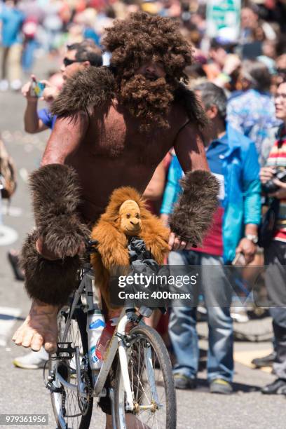 solstice parade - fremont solstice parade stock pictures, royalty-free photos & images