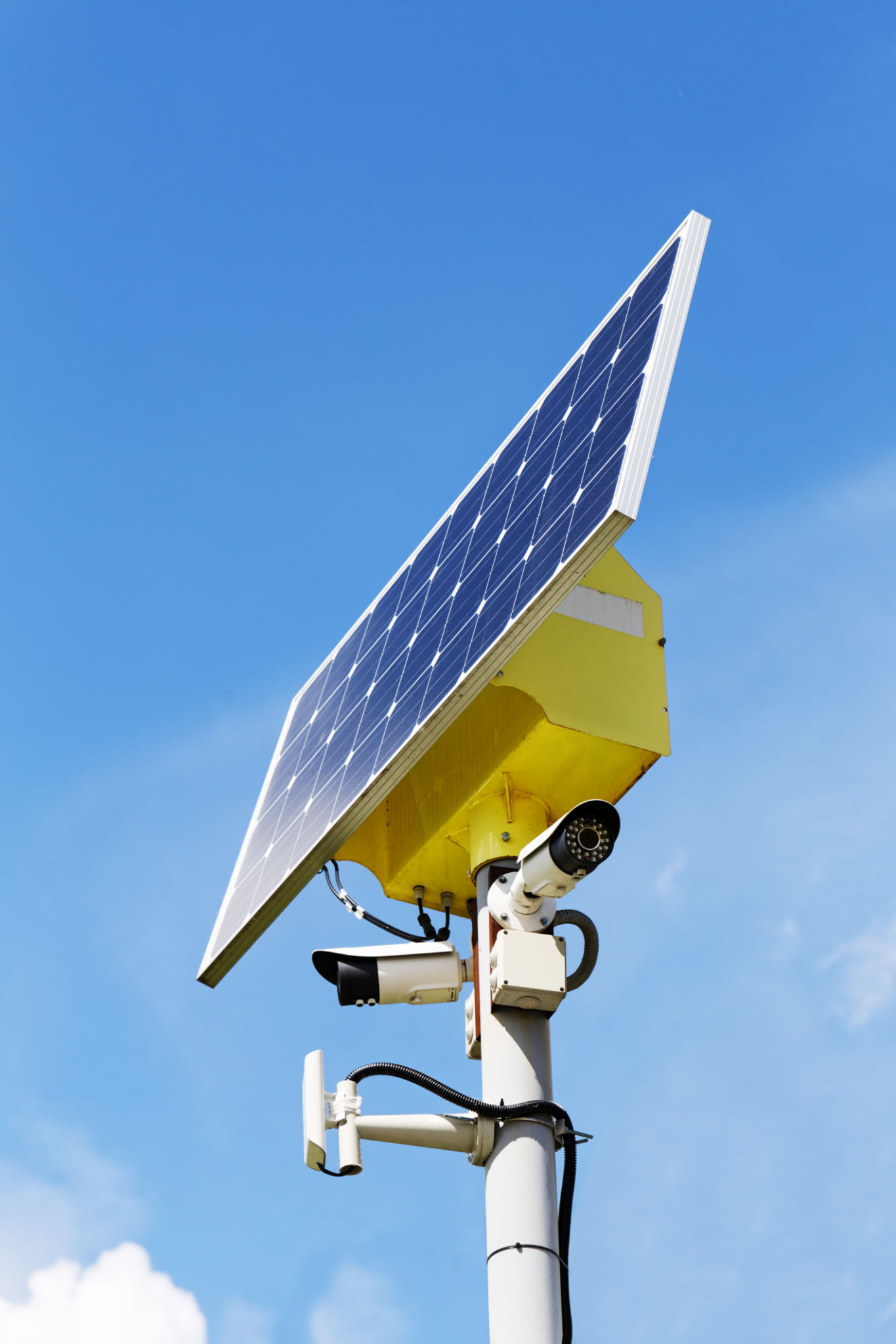 solar camera trailer