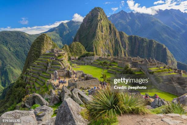 machu picchu - ruínas incas de machu picchu - fotografias e filmes do acervo