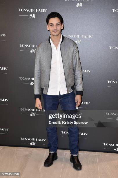 Amir El Kacem attends the H&M Flagship Opening Party as part of Paris Fashion Week on June 19, 2018 in Paris, France.