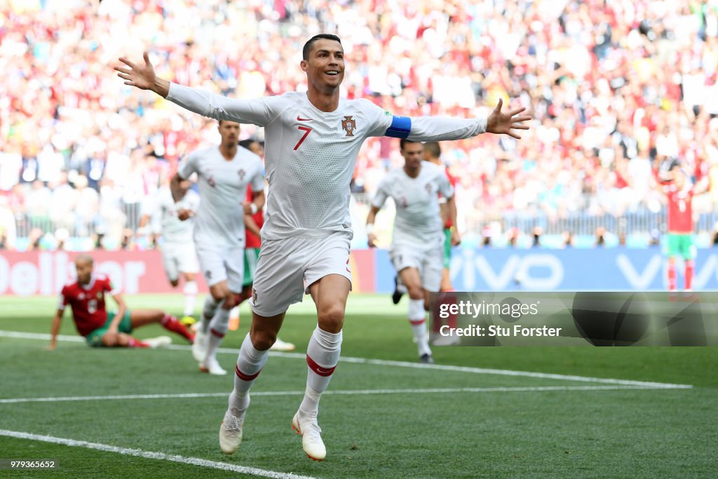 Portugal v Morocco: Group B - 2018 FIFA World Cup Russia