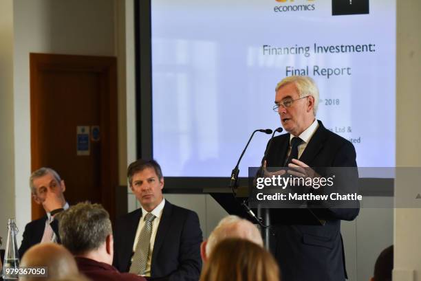 Labour Party Shadow Chancellor John McDonnell launches 'Financing Investment' Final Report, by the economist Graham Turner of GFC Economics outlining...